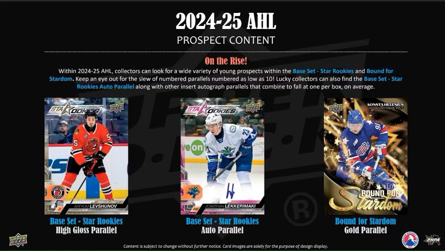 2024-25 Upper Deck AHL Hockey Hobby Box - Image 4