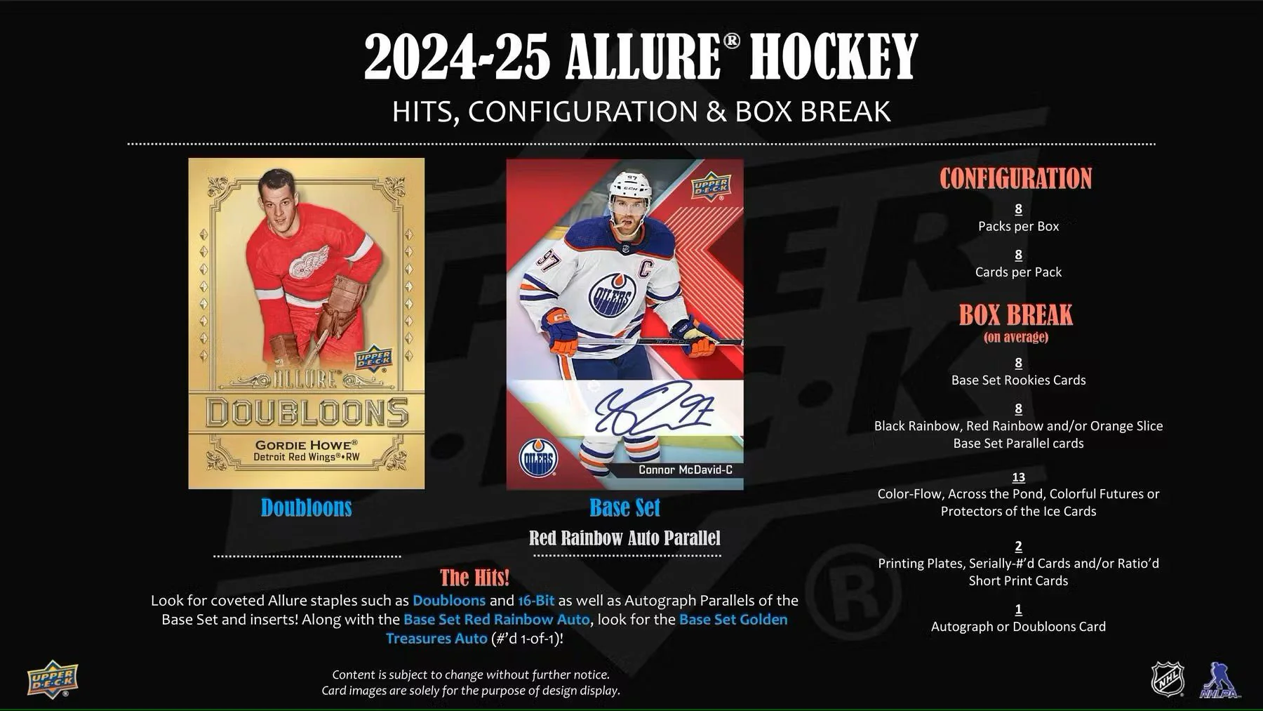2024-25 Upper Deck Allure Hockey Hobby Box | Columbia Sports Cards - Image 7