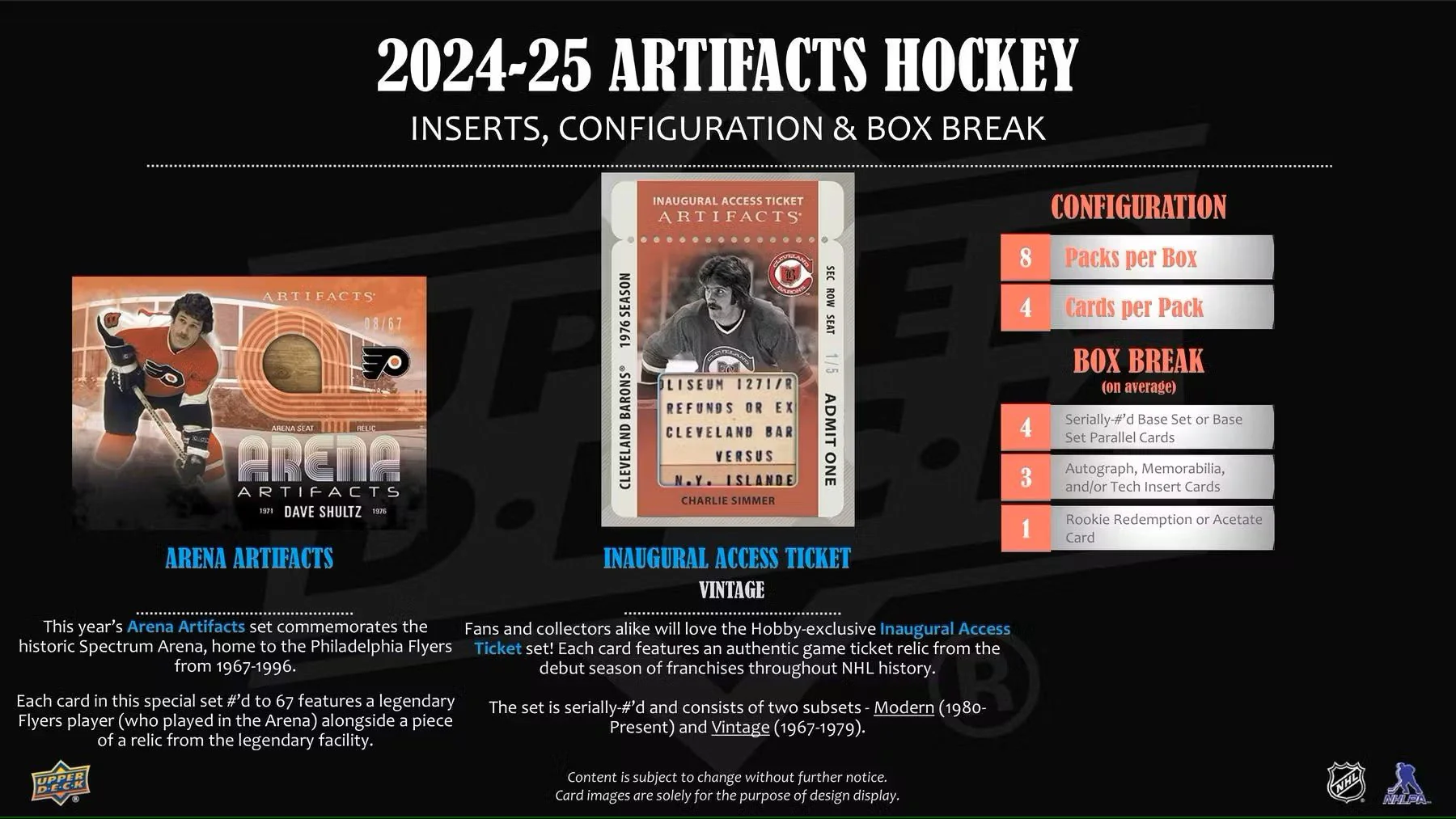2024-25 Upper Deck Artifacts Hockey Hobby Box - Image 7
