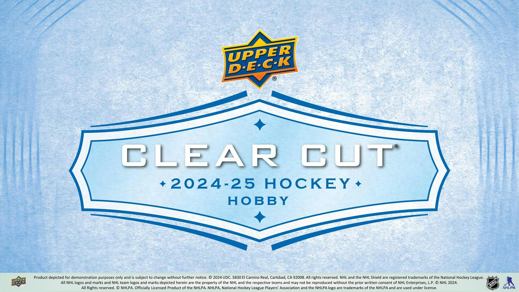2024/25 Upper Deck Clear Cut Hockey Hobby Box | Columbia Sports Cards - Image 3