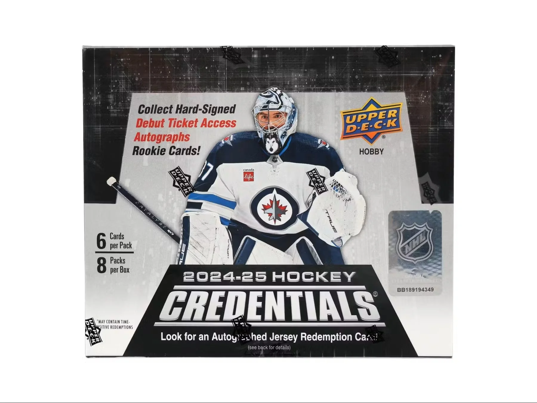 2024/25 Upper Deck Credentials Hockey Hobby Box | Columbia Sports Cards