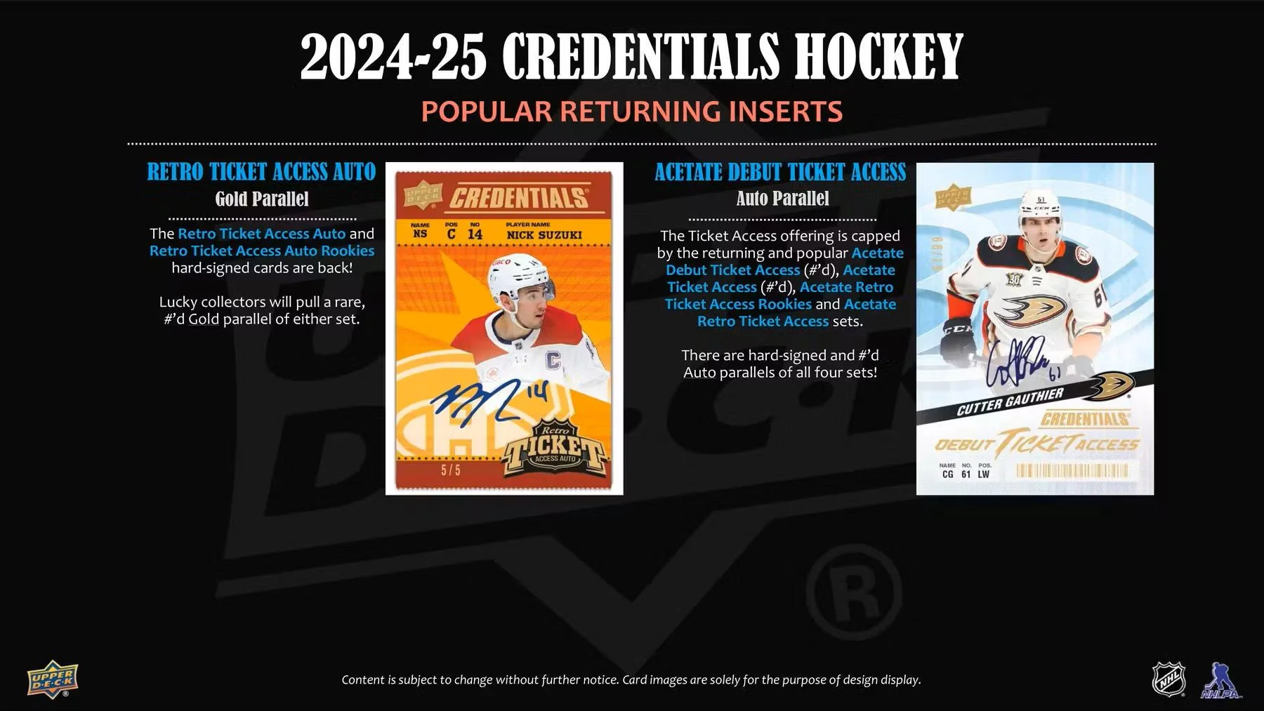 2024/25 Upper Deck Credentials Hockey Hobby Box | Columbia Sports Cards - Image 5
