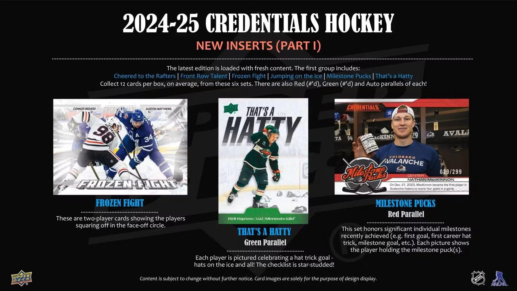 2024/25 Upper Deck Credentials Hockey Hobby Box | Columbia Sports Cards - Image 6