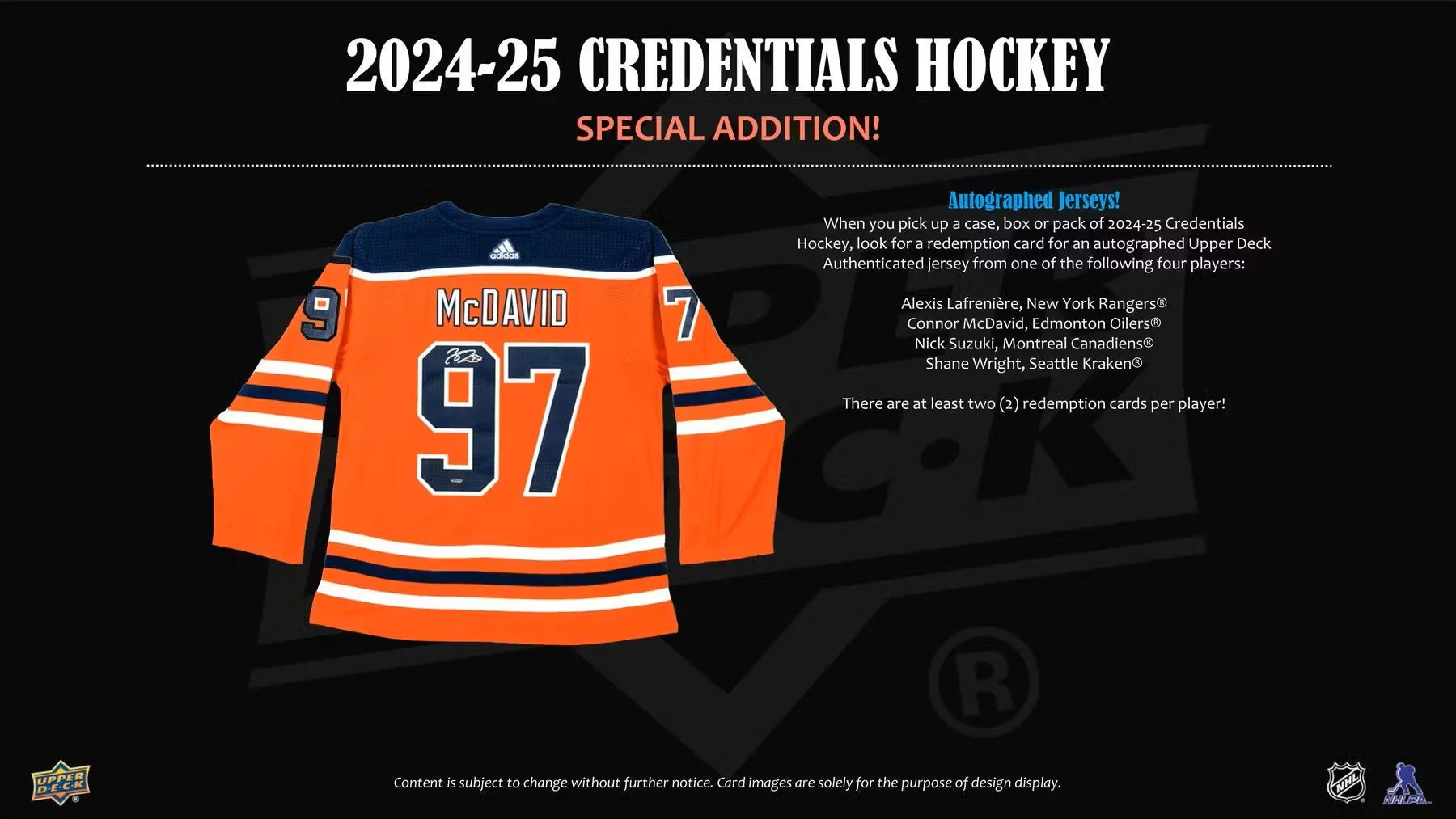 2024/25 Upper Deck Credentials Hockey Hobby Box | Columbia Sports Cards - Image 8