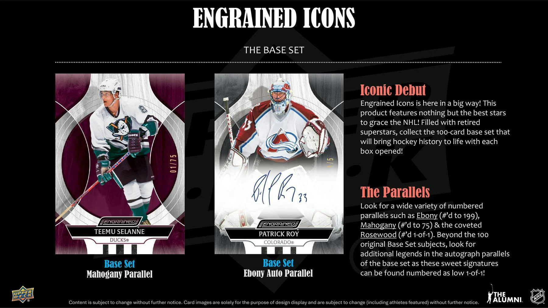 2024/25 Upper Deck Engrained Icons Hockey Hobby Box - Image 3