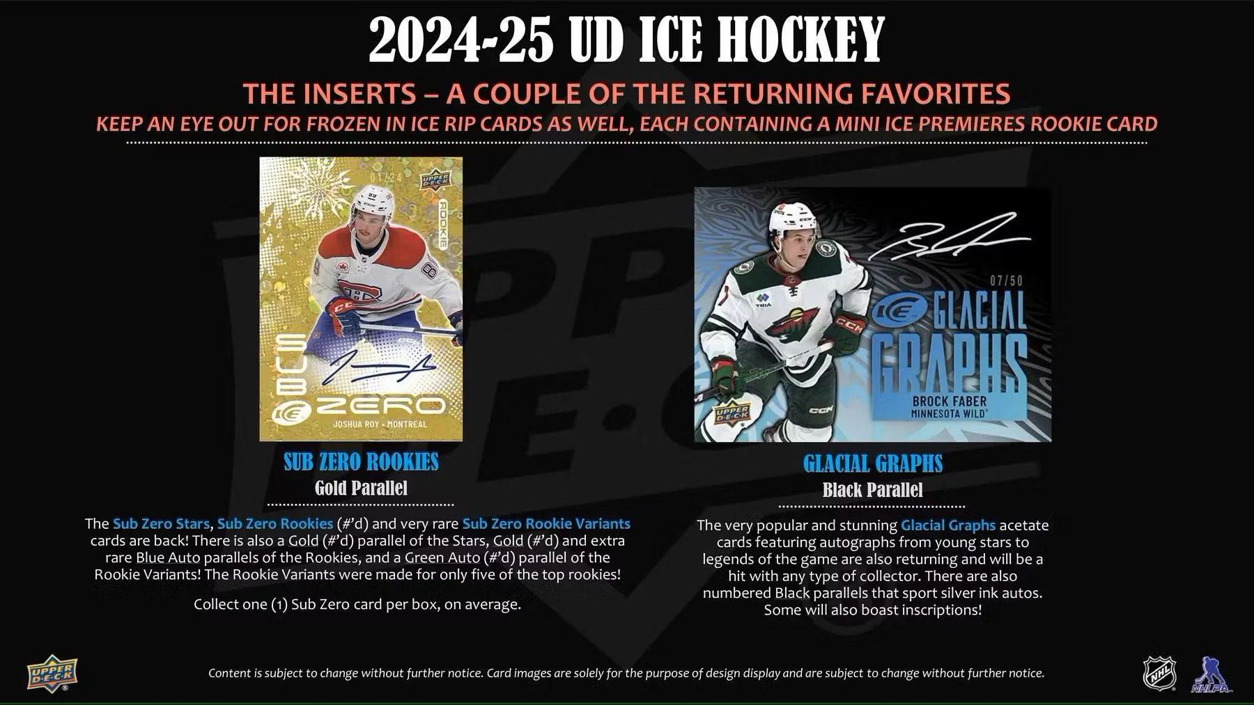 2024-25 Upper Deck Ice Hockey Hobby Box - Image 7