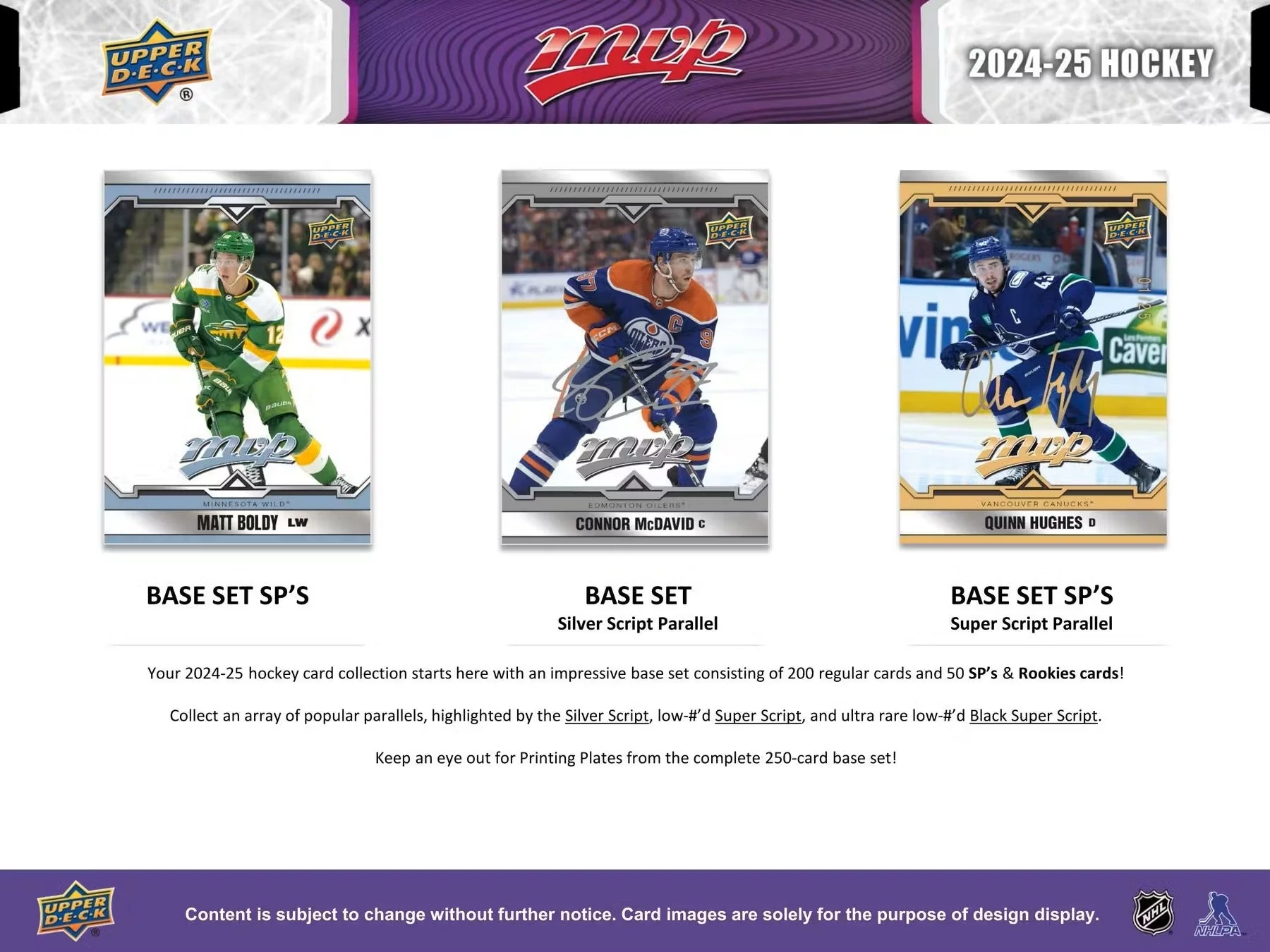 2024/25 Upper Deck MVP Hockey Hobby Box | Columbia Sports Cards - Image 4