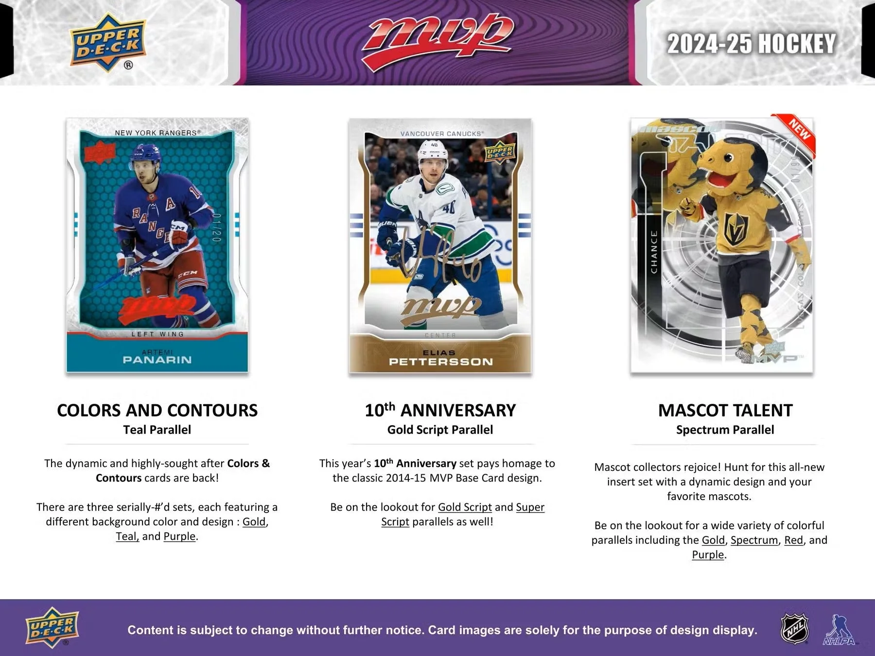 2024/25 Upper Deck MVP Hockey Hobby Box | Columbia Sports Cards - Image 5