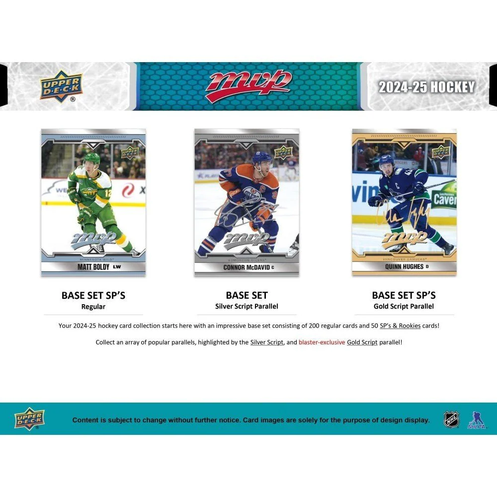 2024-25 Upper Deck MVP Hockey Retail Box - Image 2
