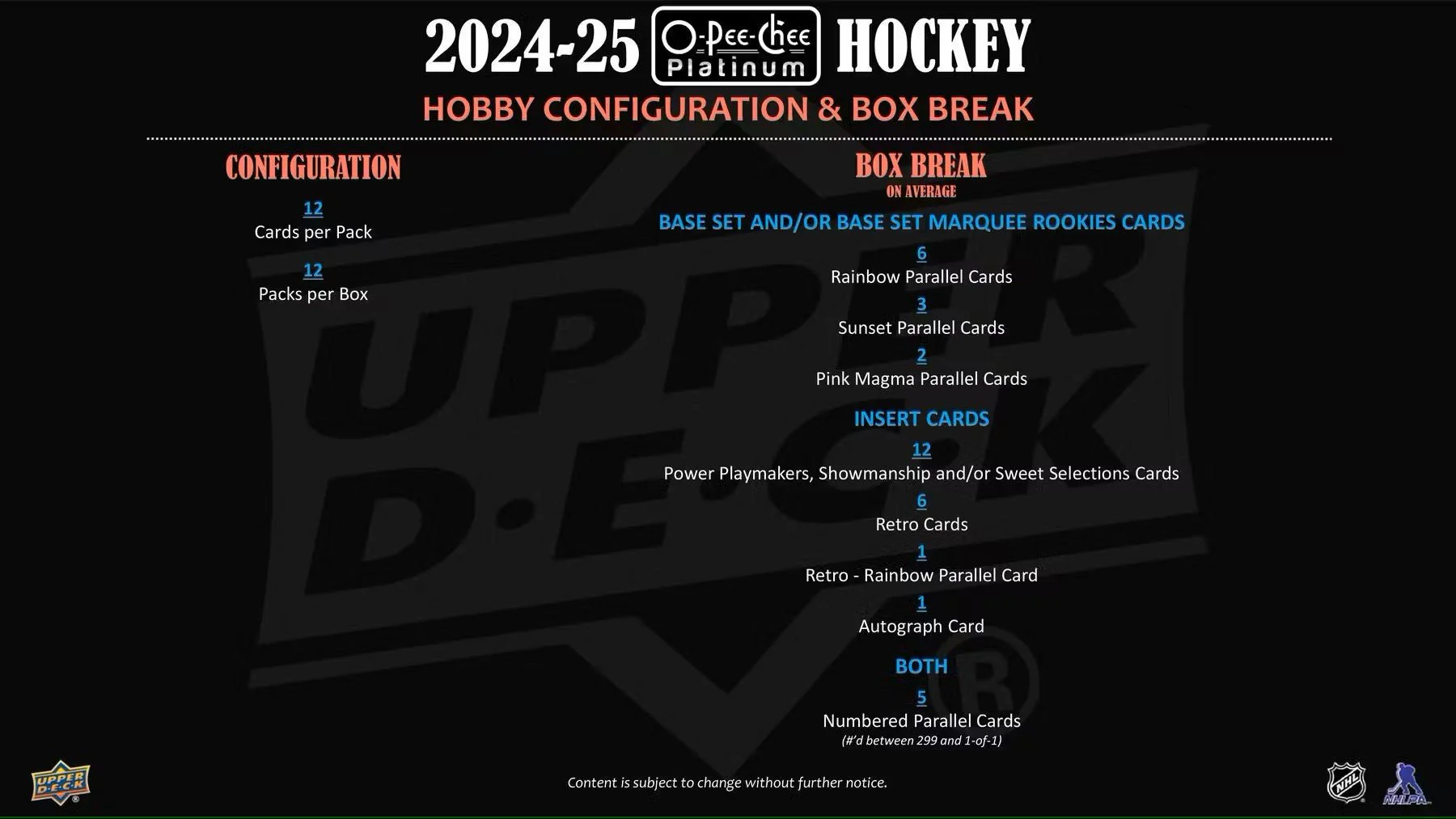 2024-25 Upper Deck O-Pee-Chee Platinum Hockey Hobby Box - Image 8