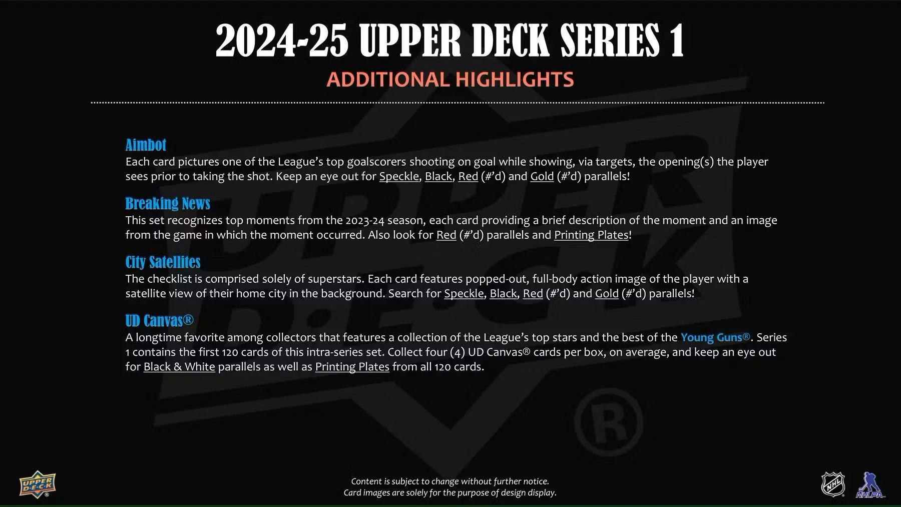 2024/25 Upper Deck Series 1 Hockey 4-Pack Blaster Box - Image 9