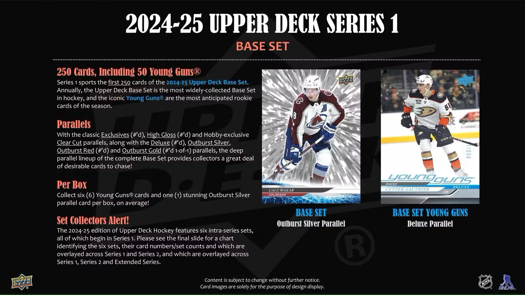 2024-25 Upper Deck Series 1 Hockey Hobby Box - Image 4