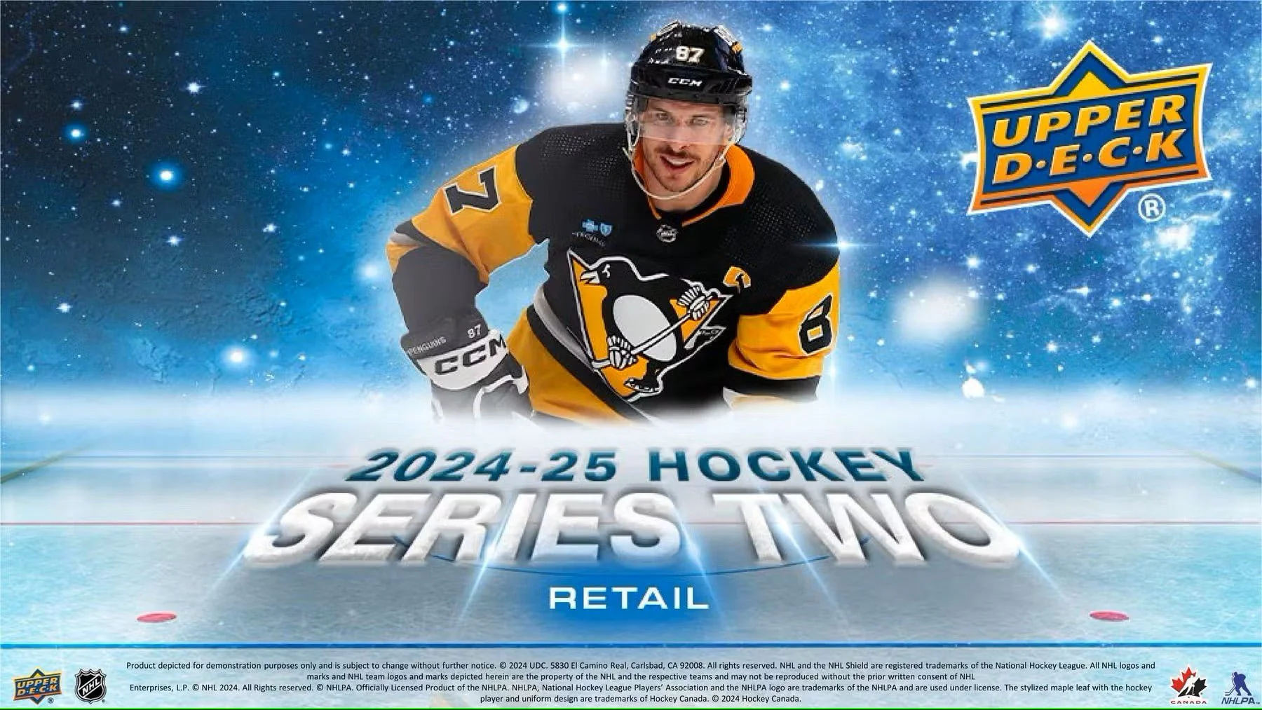 2024/25 Upper Deck Series 2 Hockey Tin - Image 4