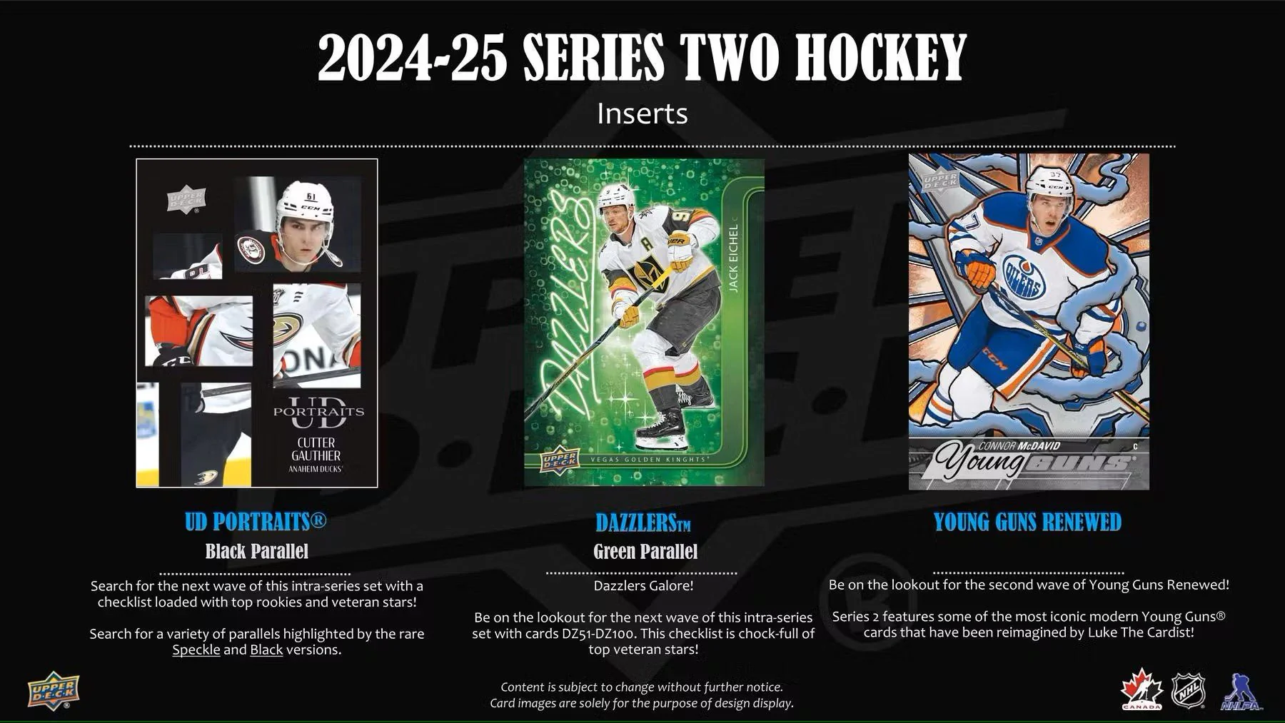 2024/25 Upper Deck Series 2 Hockey Tin - Image 6