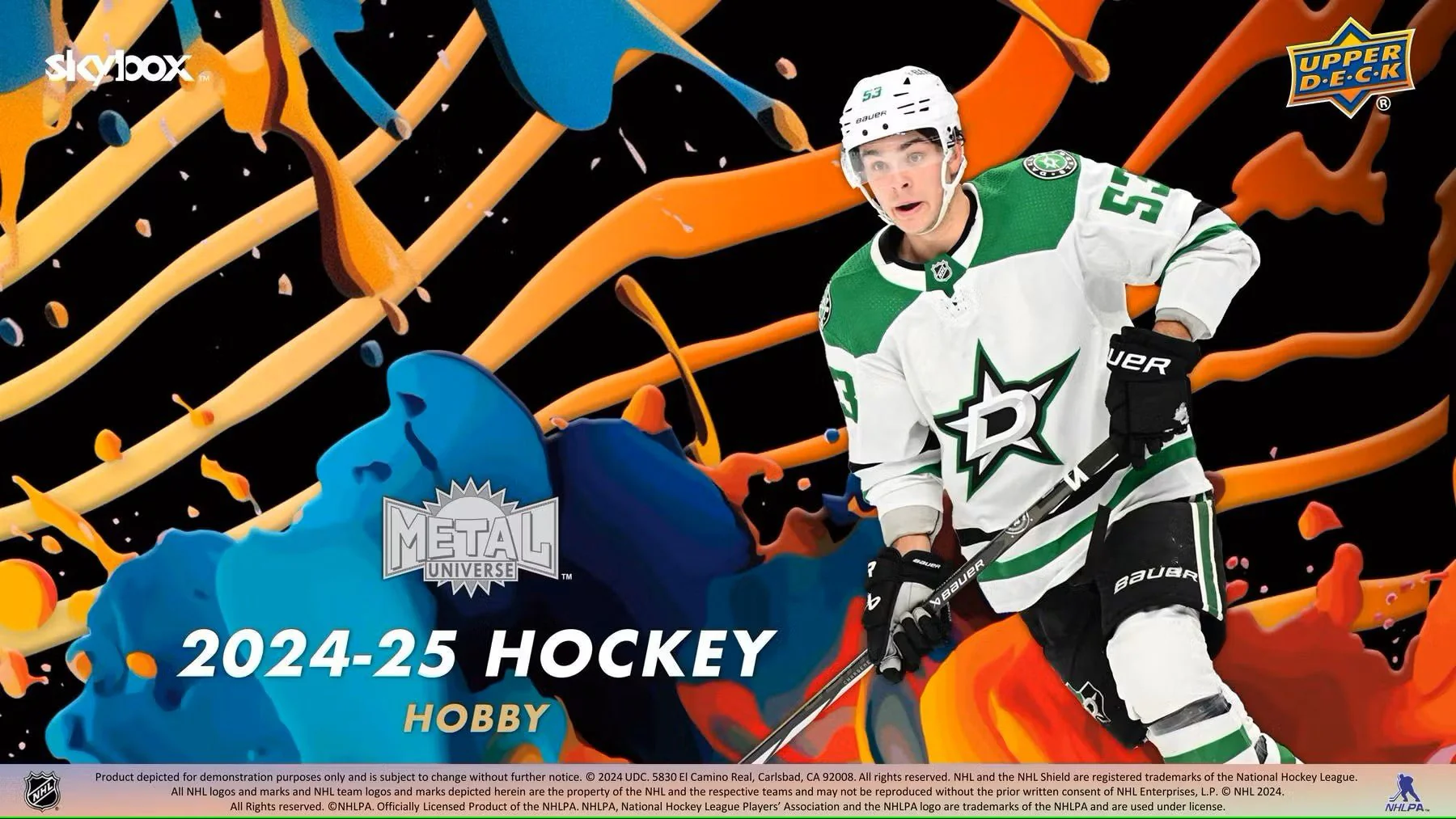 2024/25 Upper Deck Skybox Metal Universe Hockey Hobby Box - Image 3