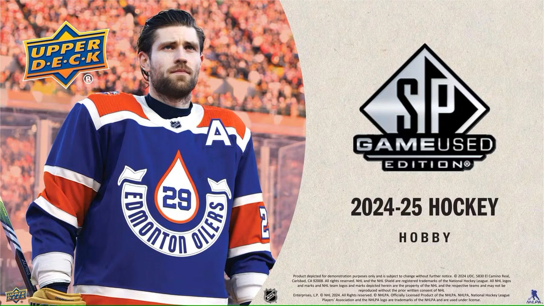 2024-25 Upper Deck SP Game Used Hockey Hobby Box - Image 3