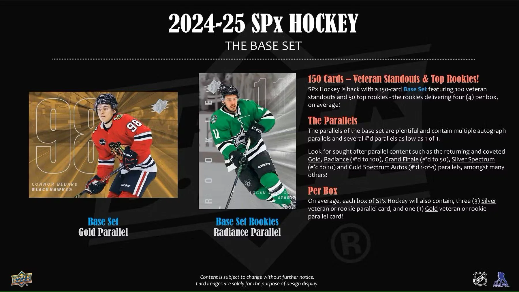2024/25 Upper Deck SPx Hockey Hobby Box - Image 4
