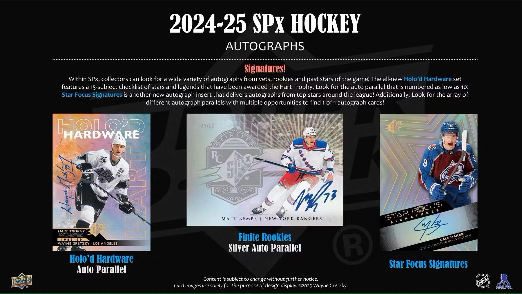 2024/25 Upper Deck SPx Hockey Hobby Box - Image 5