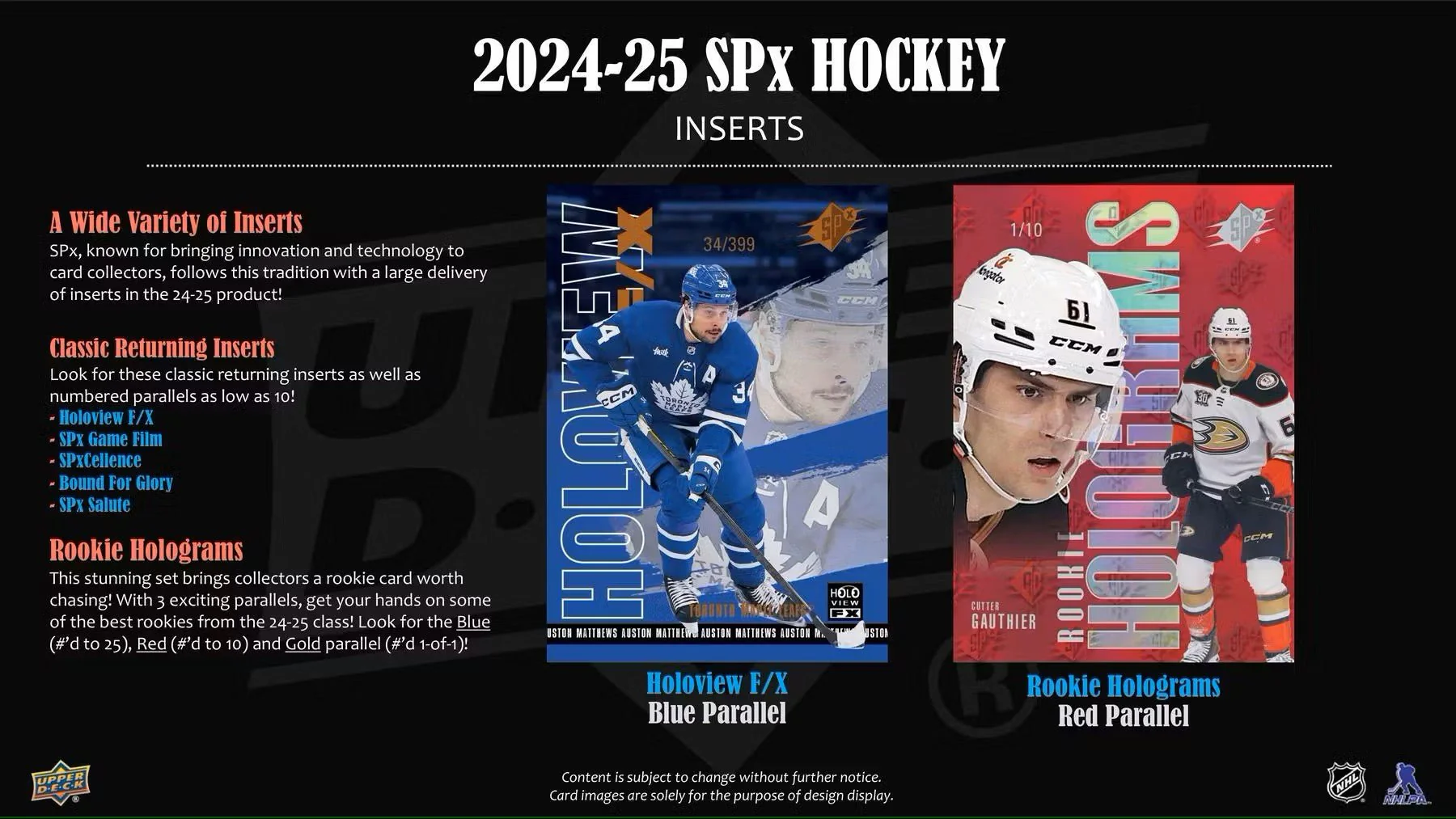 2024/25 Upper Deck SPx Hockey Hobby Box - Image 6