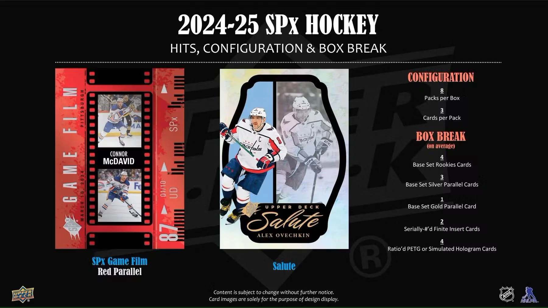 2024/25 Upper Deck SPx Hockey Hobby Box - Image 7
