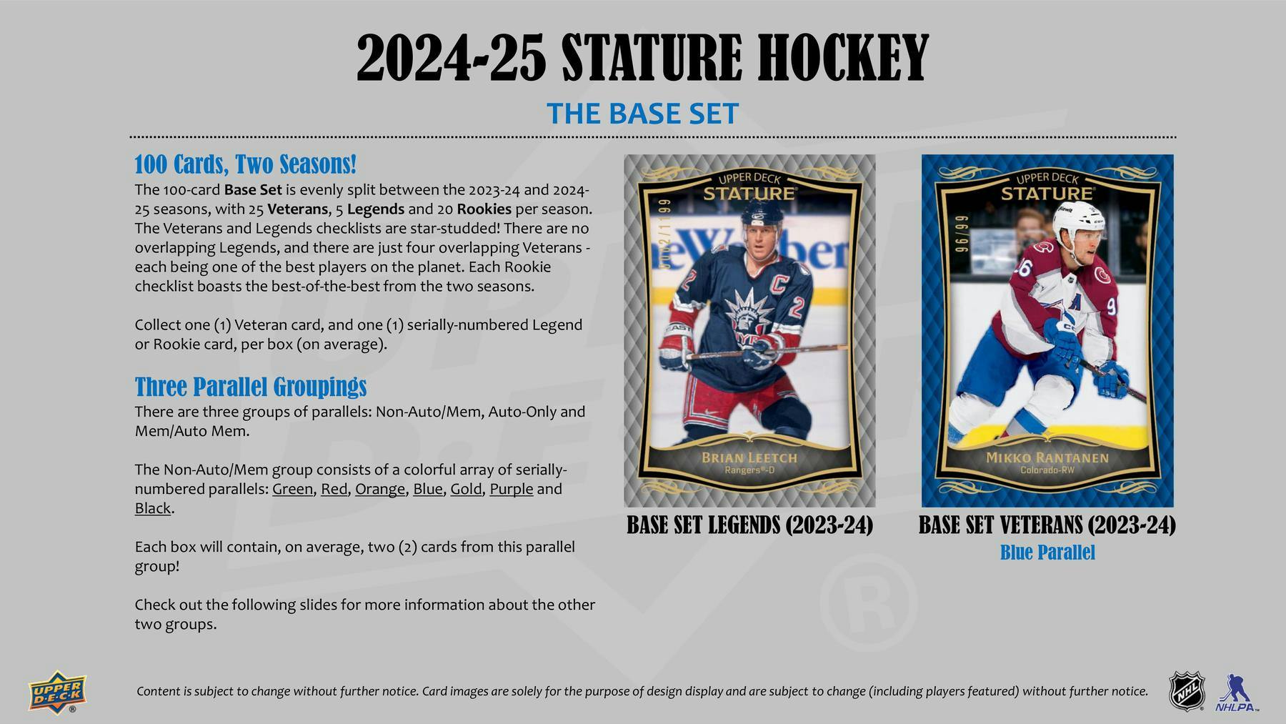 2024/25 Upper Deck Stature Hockey Hobby Box | Columbia Sports Cards - Image 4
