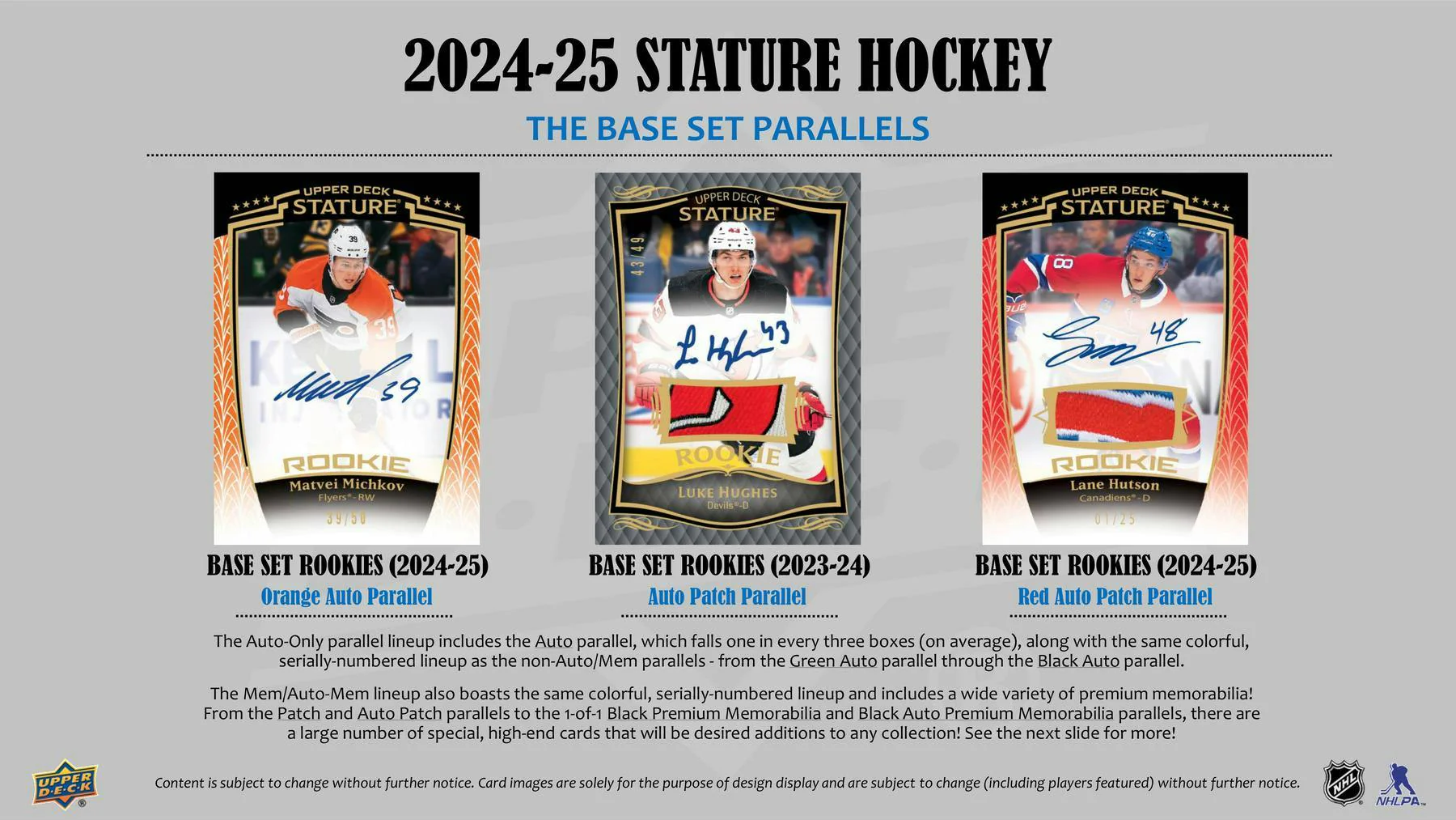 2024/25 Upper Deck Stature Hockey Hobby Box | Columbia Sports Cards - Image 5