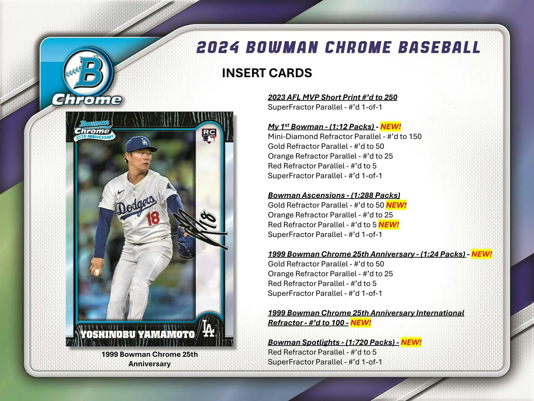 2024 Bowman Chrome Baseball Hobby Box - Image 6
