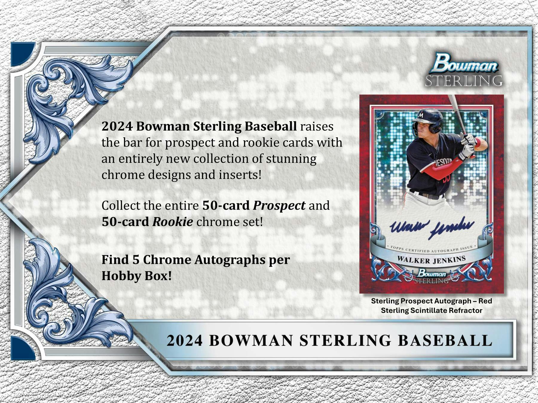 2024 Bowman Sterling Baseball Hobby Box - Image 3