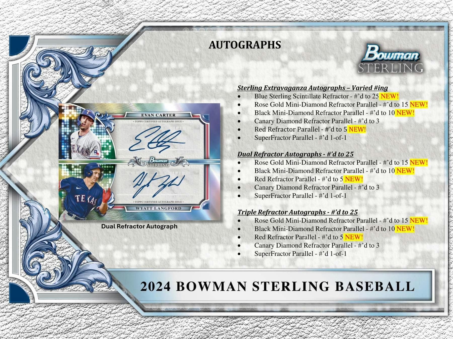 2024 Bowman Sterling Baseball Hobby Box - Image 6