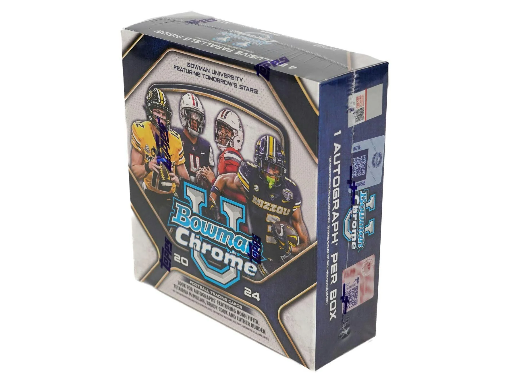 2024 Bowman University Chrome Football Monster Box - Image 2