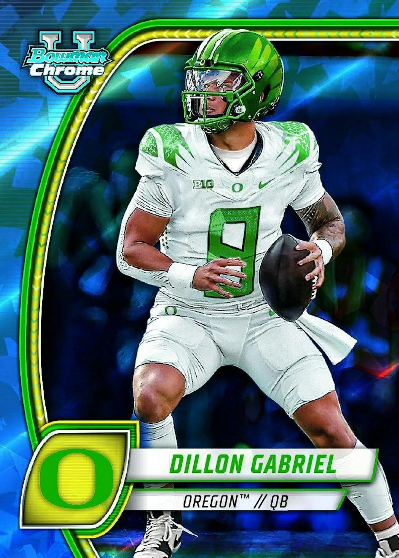2024 Bowman University Chrome Football Sapphire Edition Hobby Box - Image 10