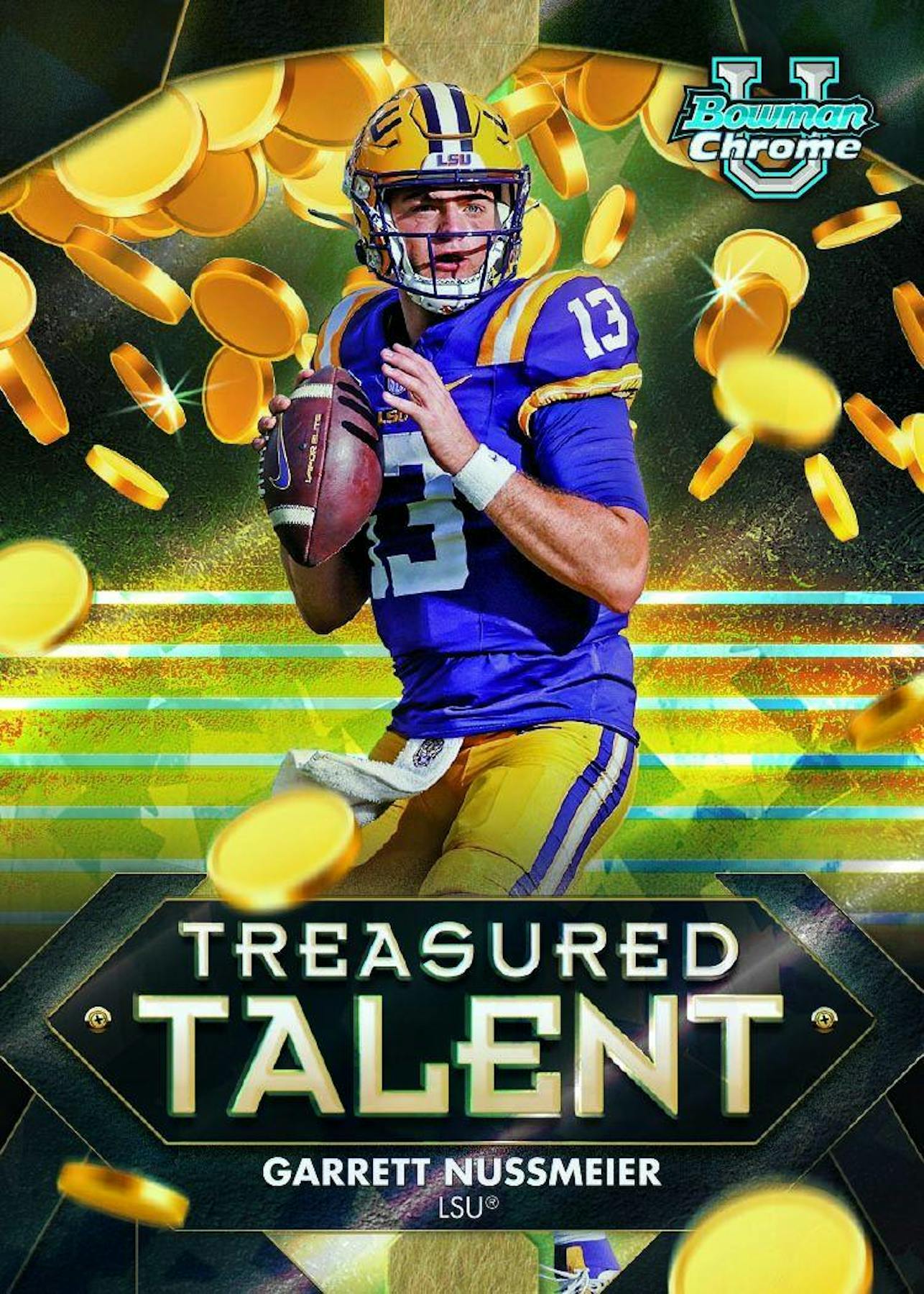 2024 Bowman University Chrome Football Sapphire Edition Hobby Box - Image 5