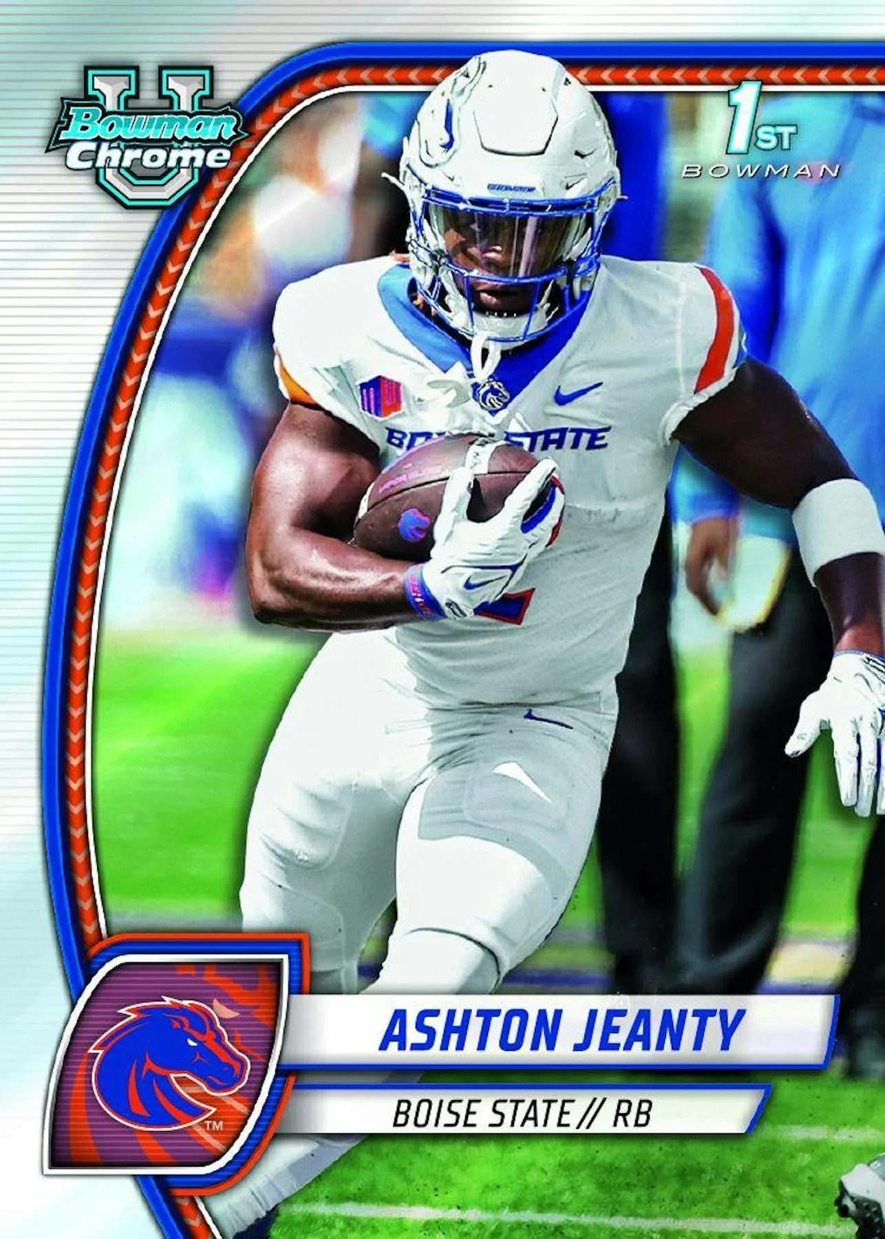 2024 Bowman University Chrome Football Sapphire Edition Hobby Box - Image 8