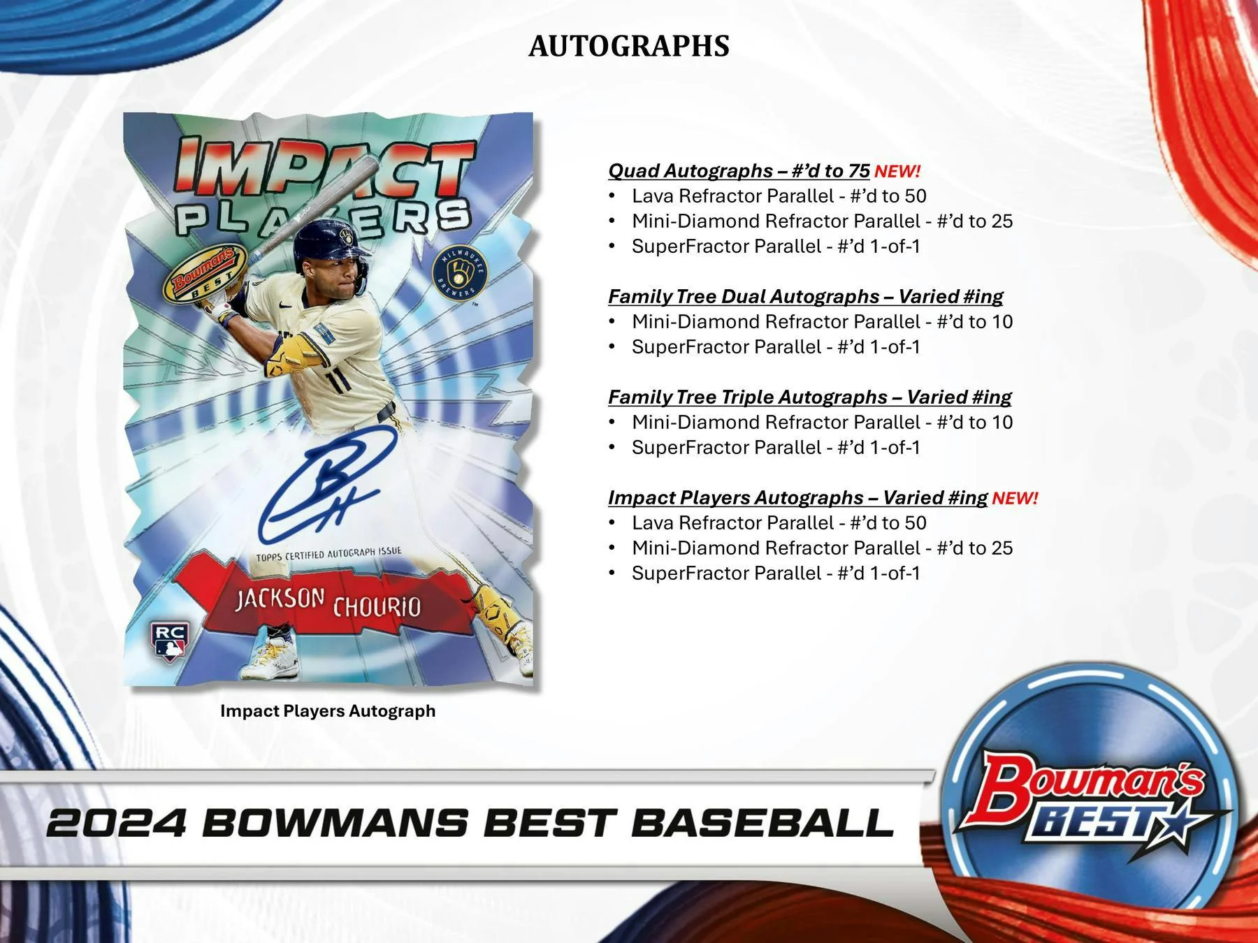 2024 Bowman's Best Baseball Hobby Box - Image 8