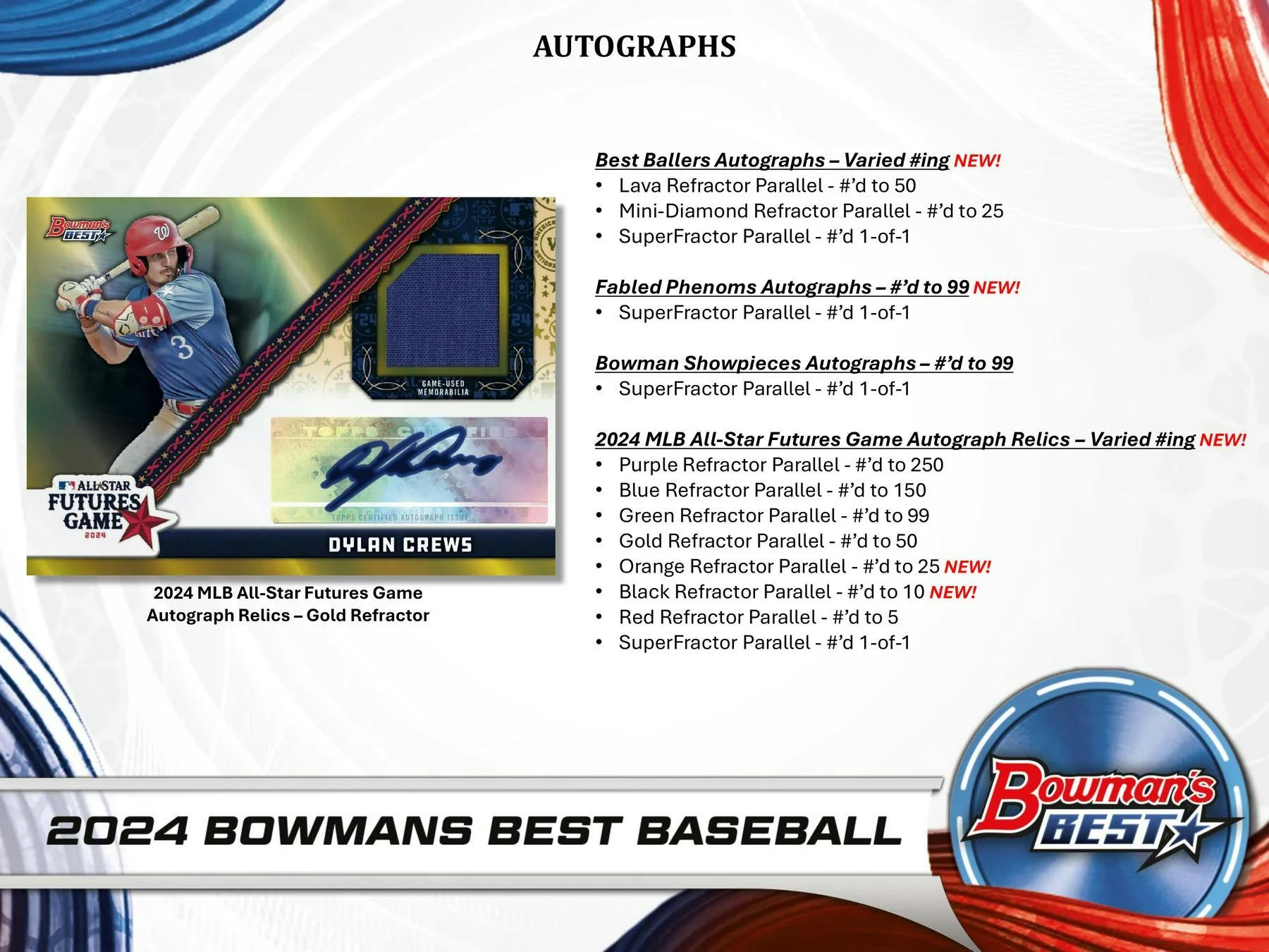 2024 Bowman's Best Baseball Hobby Box - Image 9