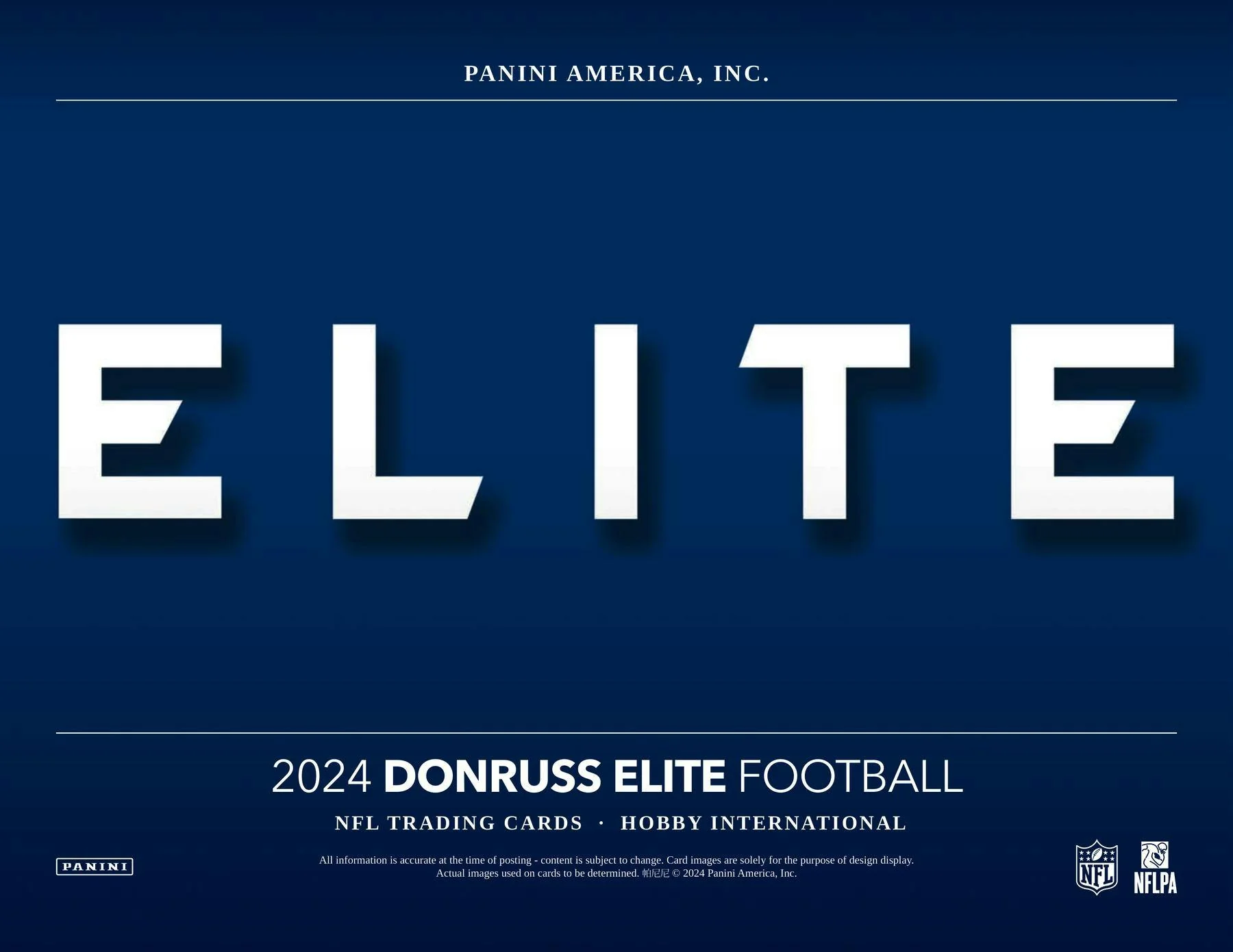 2024 Panini Donruss Elite Football International Hobby Box - Image 3
