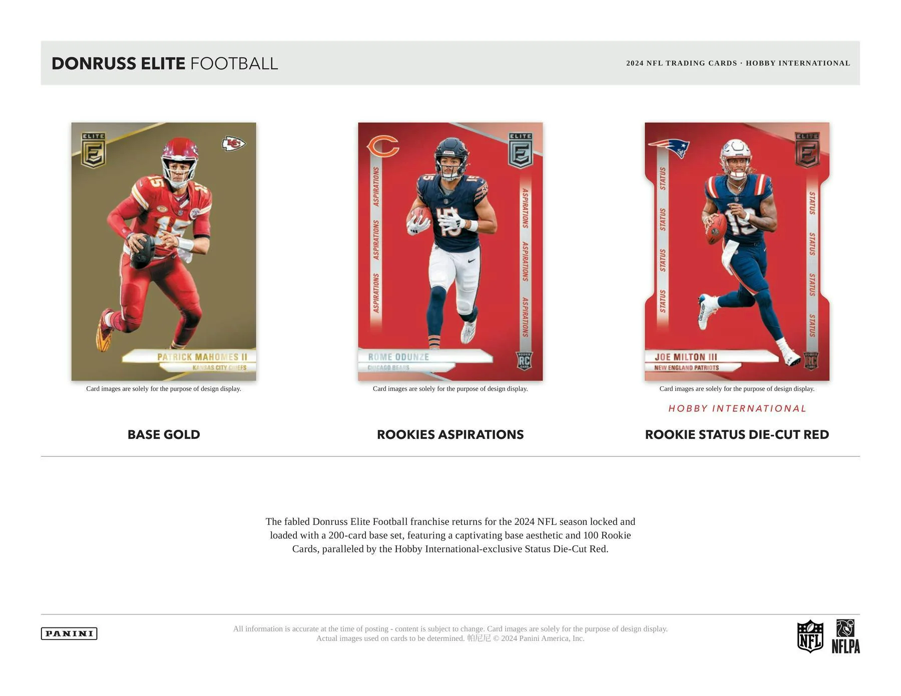 2024 Panini Donruss Elite Football International Hobby Box - Image 4