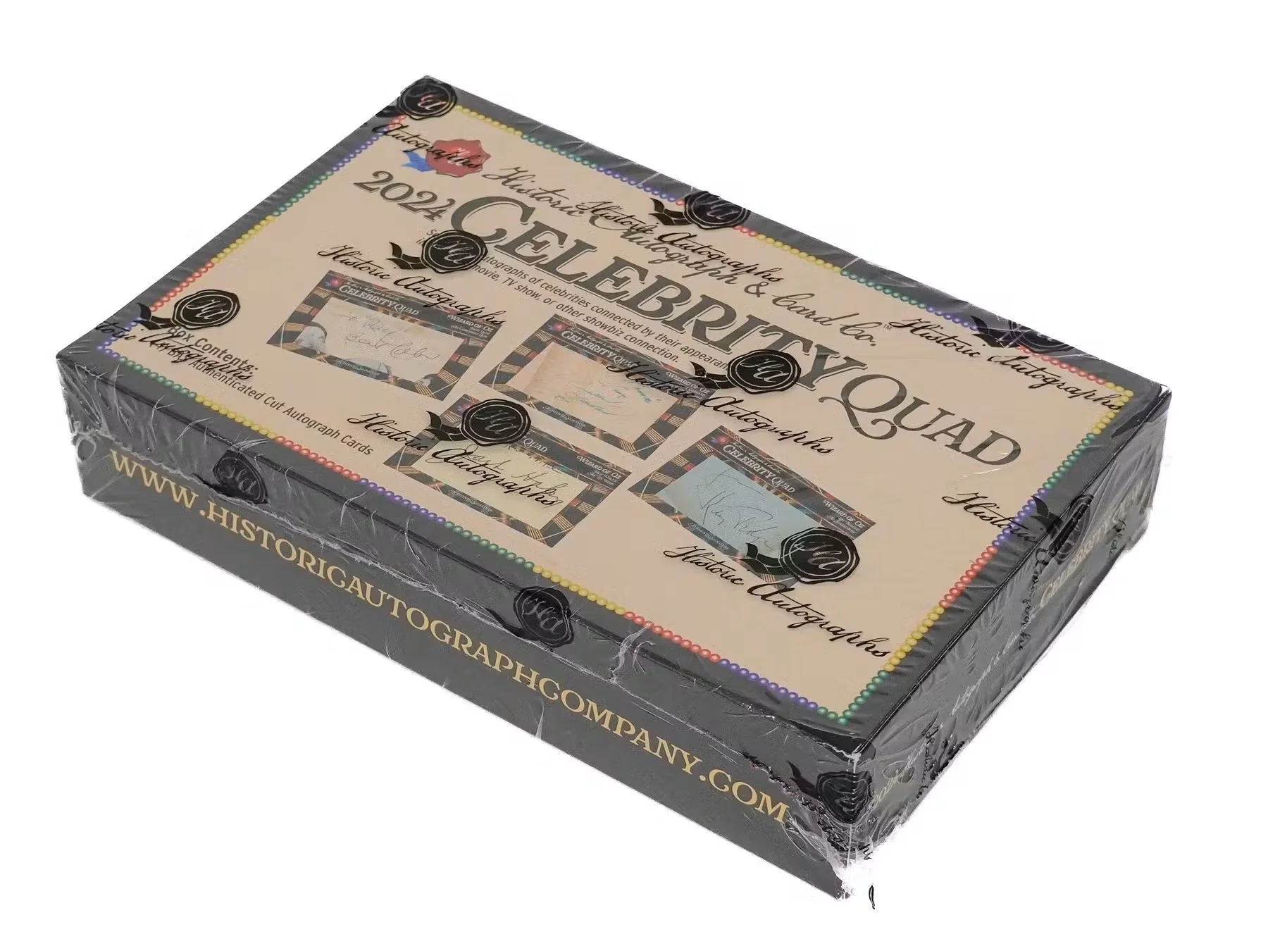 2024 Historic Autographs Celebrity Quad Auto Hobby Box - Image 2