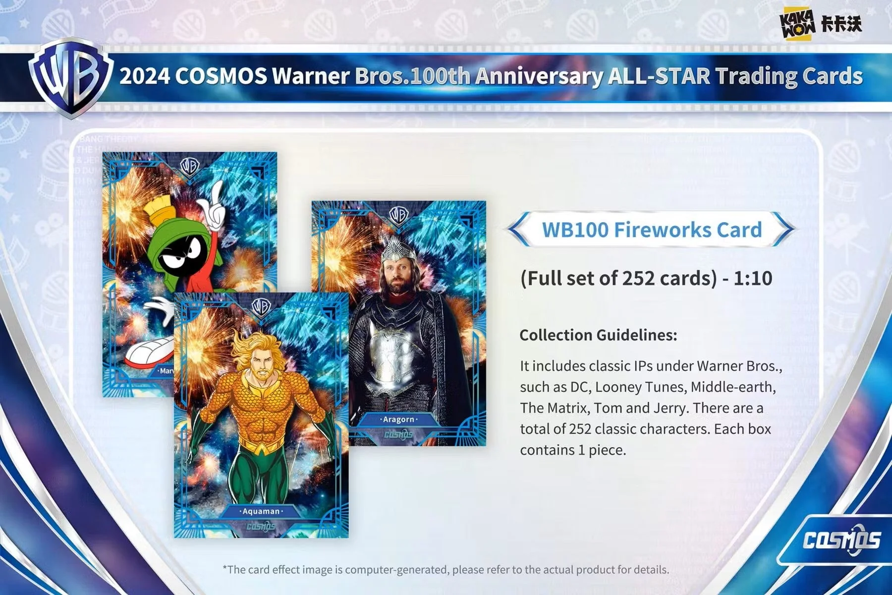 2024 Kakawow Cosmos Warner Brothers 100th Anniversary Trading Cards Hobby Box - Image 12