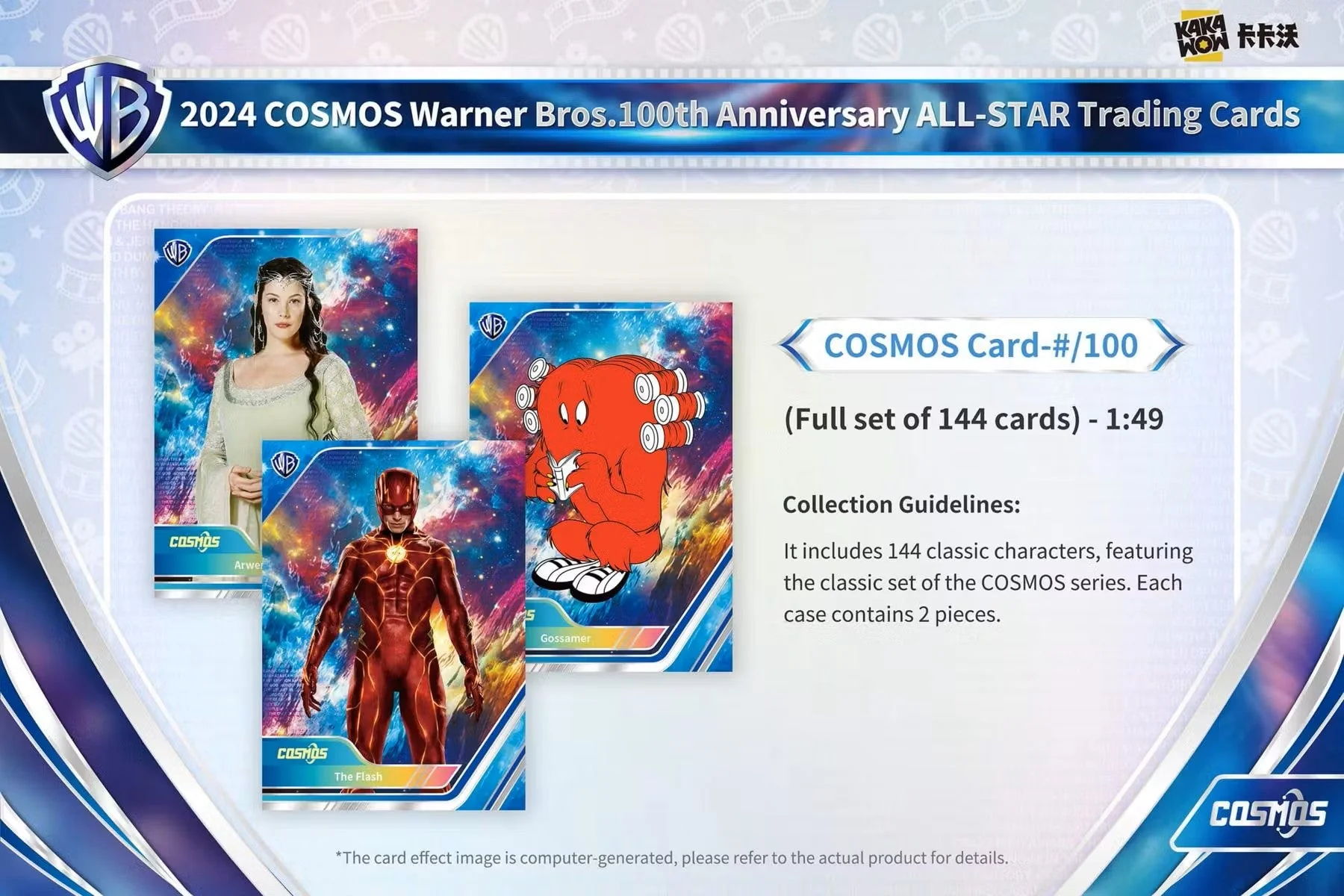 2024 Kakawow Cosmos Warner Brothers 100th Anniversary Trading Cards Hobby Box - Image 14