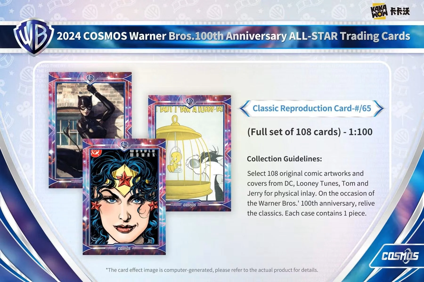 2024 Kakawow Cosmos Warner Brothers 100th Anniversary Trading Cards Hobby Box - Image 17