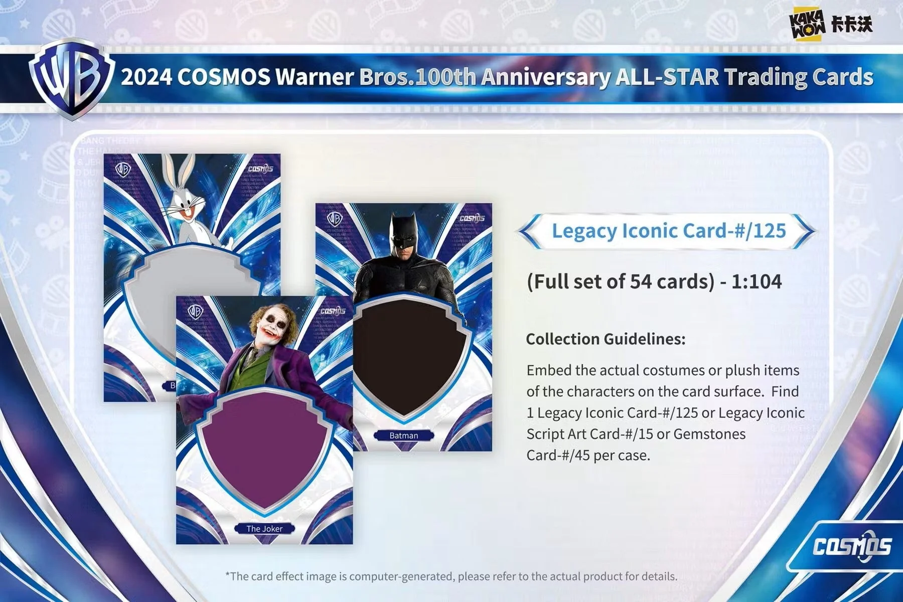 2024 Kakawow Cosmos Warner Brothers 100th Anniversary Trading Cards Hobby Box - Image 18