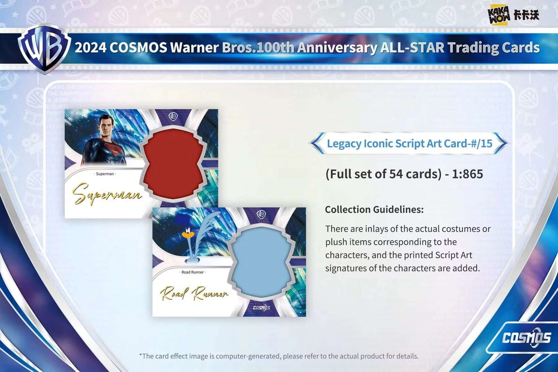 2024 Kakawow Cosmos Warner Brothers 100th Anniversary Trading Cards Hobby Box - Image 19