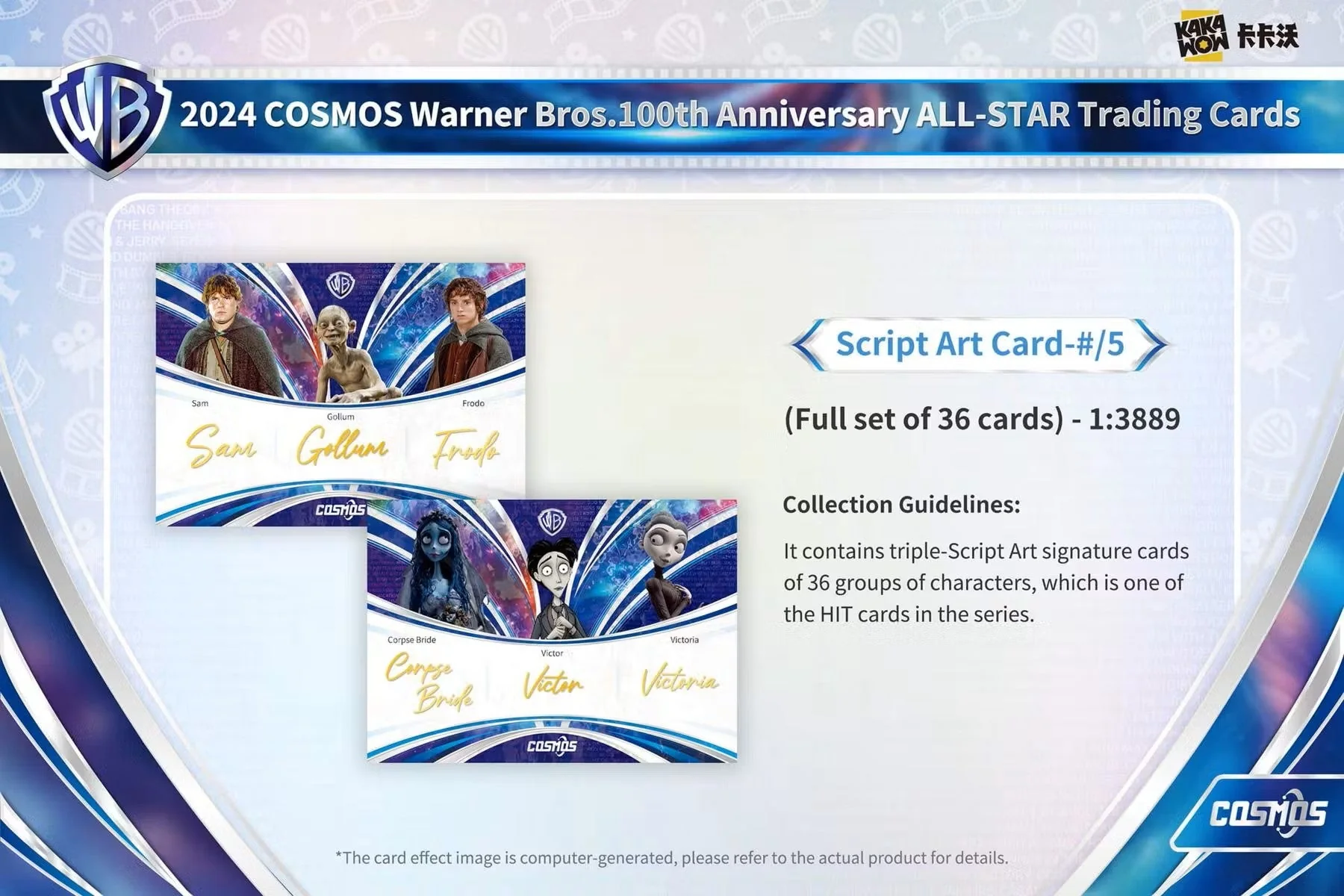 2024 Kakawow Cosmos Warner Brothers 100th Anniversary Trading Cards Hobby Box - Image 25