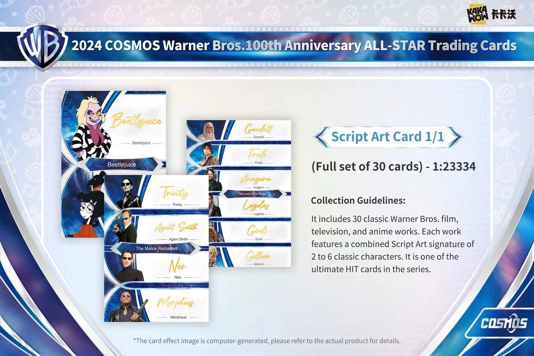 2024 Kakawow Cosmos Warner Brothers 100th Anniversary Trading Cards Hobby Box - Image 27