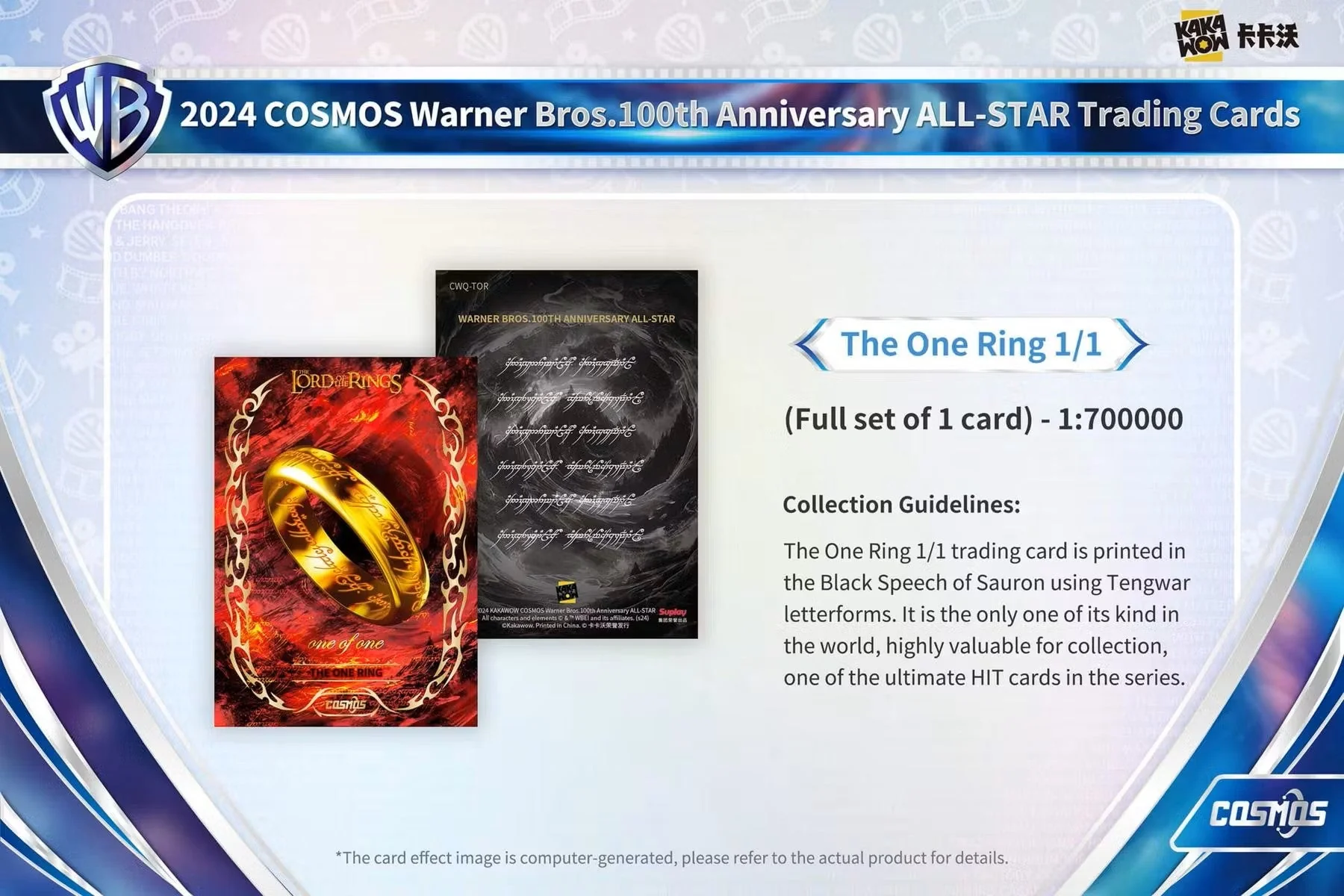 2024 Kakawow Cosmos Warner Brothers 100th Anniversary Trading Cards Hobby Box - Image 30
