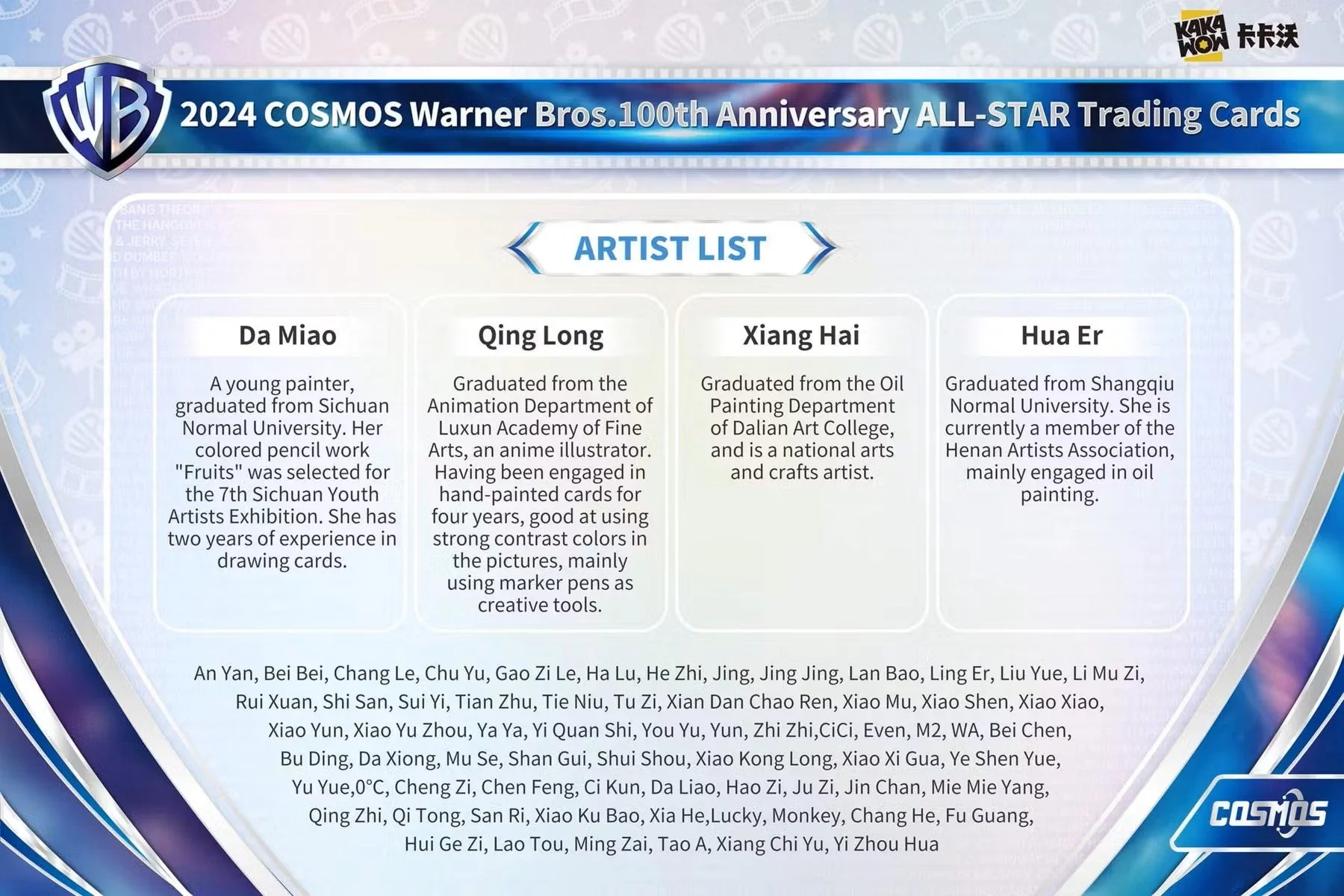 2024 Kakawow Cosmos Warner Brothers 100th Anniversary Trading Cards Hobby Box - Image 6