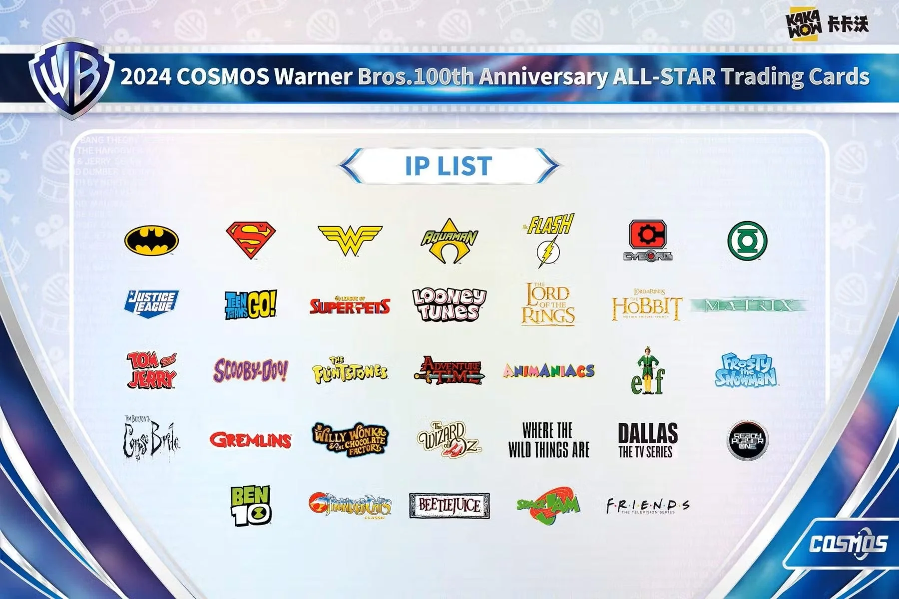 2024 Kakawow Cosmos Warner Brothers 100th Anniversary Trading Cards Hobby Box - Image 7