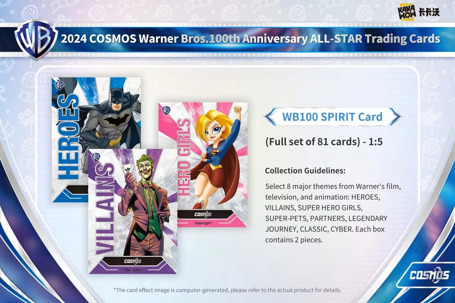 2024 Kakawow Cosmos Warner Brothers 100th Anniversary Trading Cards Hobby Box - Image 9