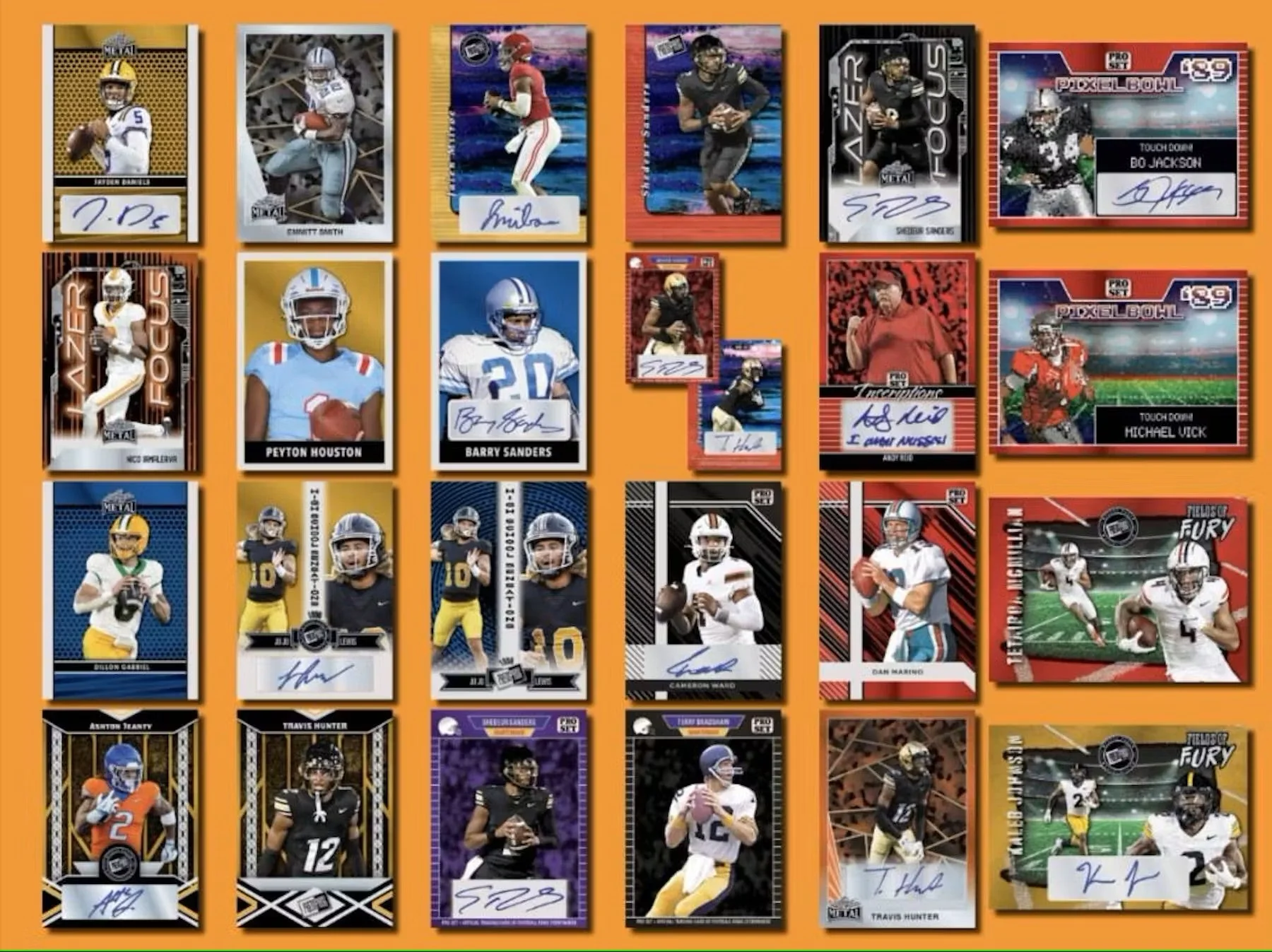 2024 Leaf Collective Football Hobby Box - Image 4